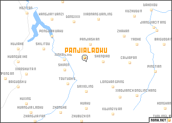 map of Panjialaowu