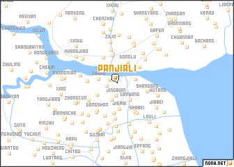 map of Panjiali