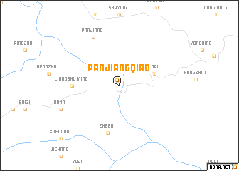 map of Panjiangqiao