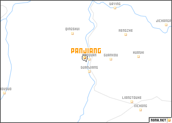 map of Panjiang