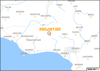 map of Panjiatian