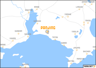 map of Panjing