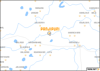 map of Pānjipuri