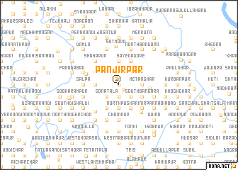 map of Pānjirpār