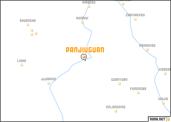 map of Panjiuguan