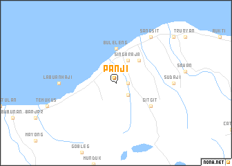 map of Panji
