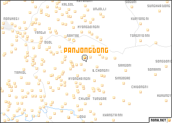 map of Panjŏng-dong