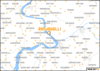 map of Panjowŏl-li