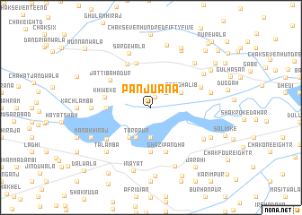 map of Panjuāna