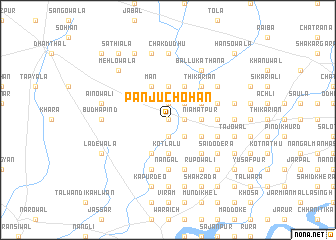 map of Panju Chohān