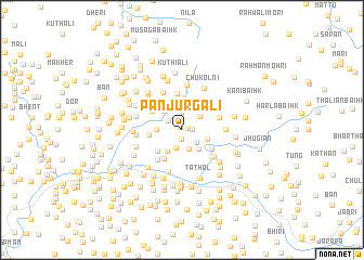 map of Panjūrgali