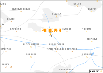 map of Panʼkovka