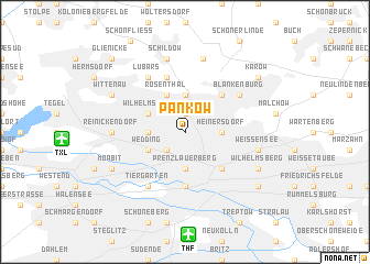 map of Pankow