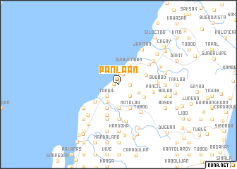 map of Panlaan