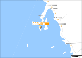 map of Panlaitan