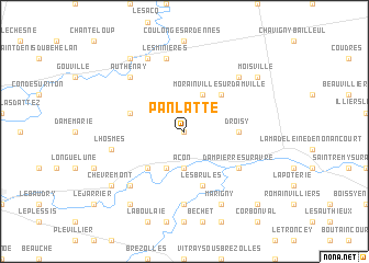 map of Panlatte