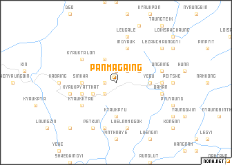 map of Panmagaing