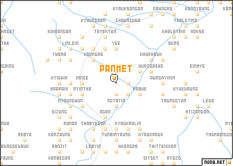 map of Panmet