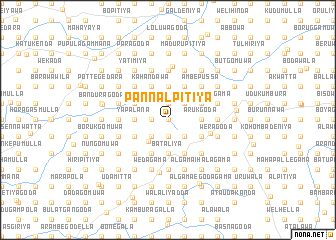 map of Pannalpitiya