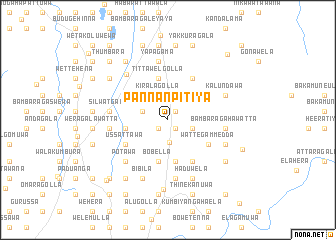 map of Pannanpitiya