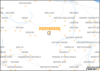 map of Pannarano