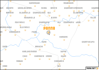 map of Panna