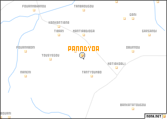 map of Panndyoa