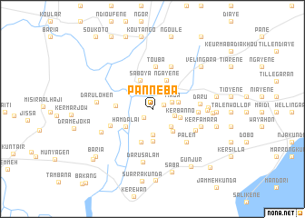 map of Panne Ba