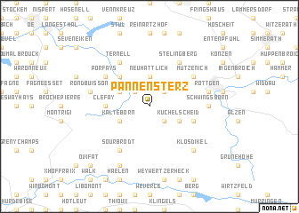 map of Pannensterz