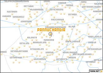 map of Pannu Chāndia