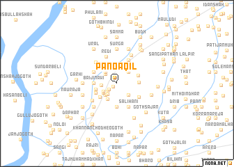 map of Pāno Āqil