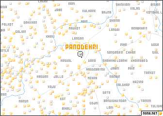 map of Pāno Dehri