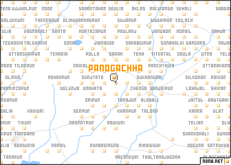 map of Pānogāchha