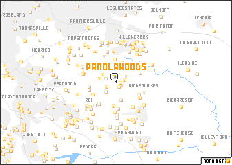 map of Panola Woods