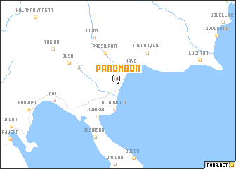 map of Panombon