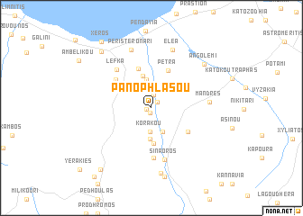 map of Pano Phlasou