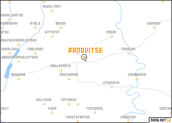 map of Panovitse