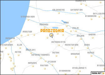 map of Pano Zodhia