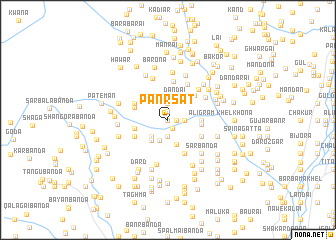 map of Pānrsāt