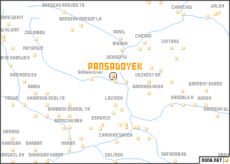 map of Pānşadoyek