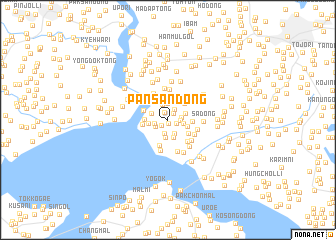 map of Pansan-dong