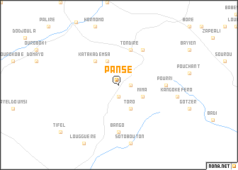 map of Pansé