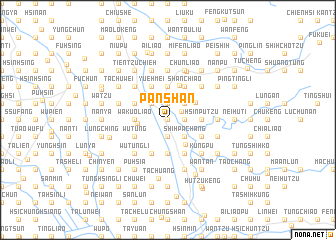 map of Pan-shan