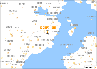 map of Panshan