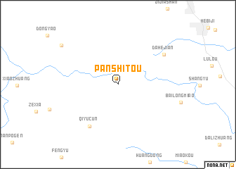 map of Panshitou