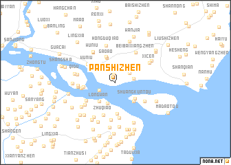 map of Panshizhen