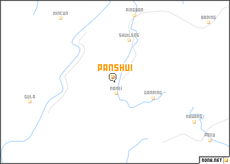 map of Panshui