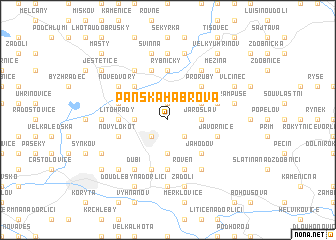 map of Panská Habrová