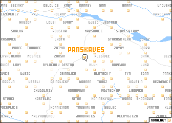 map of Panská Ves