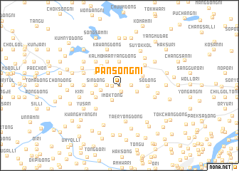 map of Pansŏng-ni